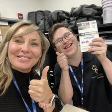Student with teacher