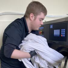 Student Doing Laundry